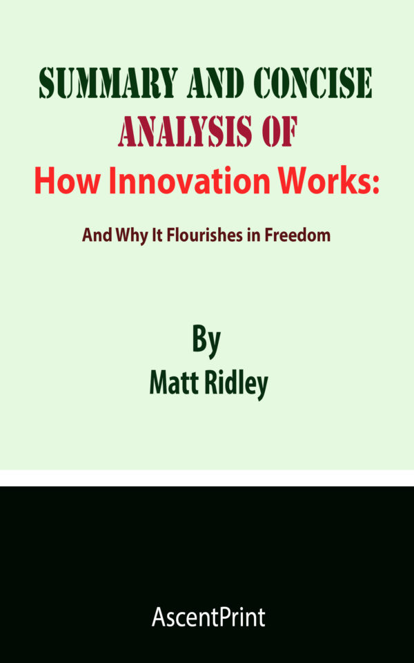 How innovation works matt ridley