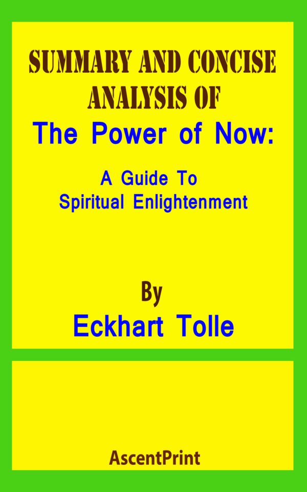 The power of now by Eckhart tolle