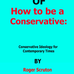 how to be a conservative roger scruton