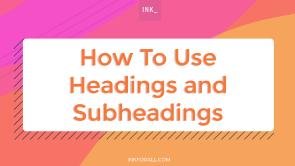 how to use subheadings in essays