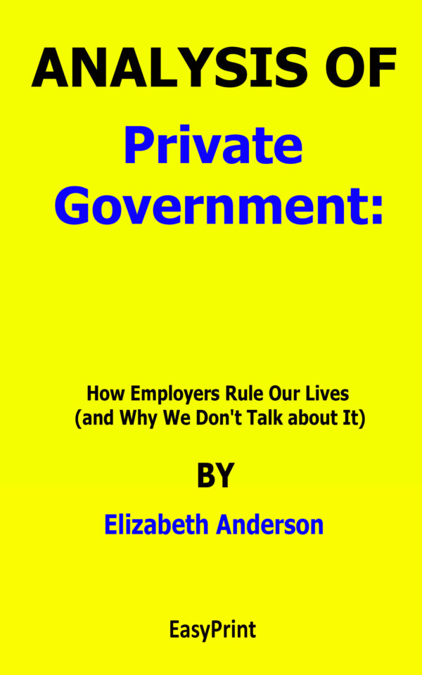 private government by elizabeth anderson