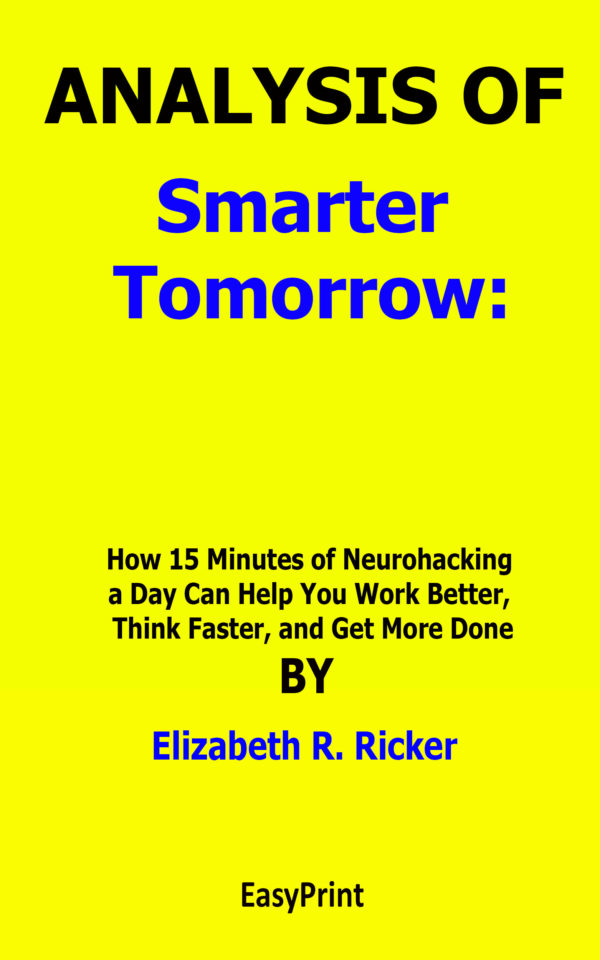 smarter tomorrow elizabeth ricker