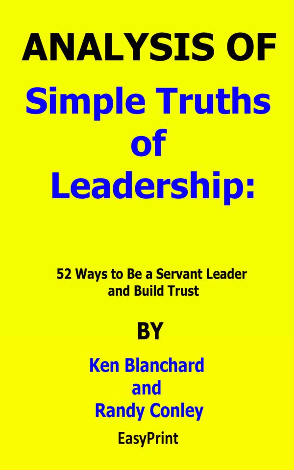 simple truths of leadership ken blanchard