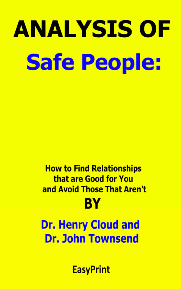 safe people cloud and townsend