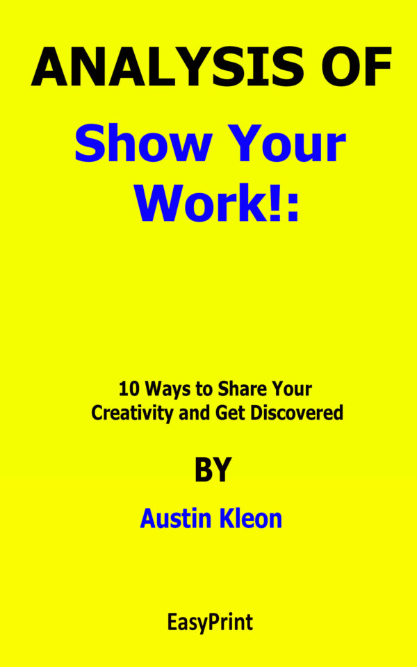 show your work austin kleon