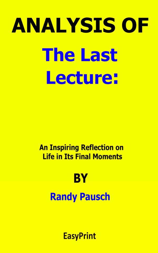 the last lecture by randy pausch