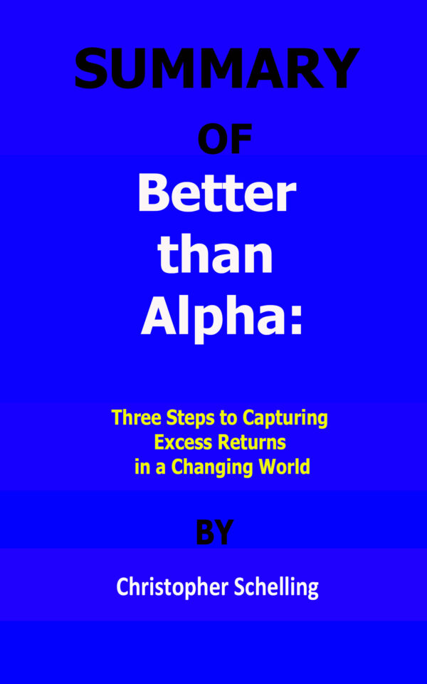 Better than Alpha Christopher Schelling